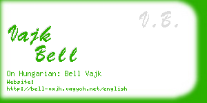 vajk bell business card